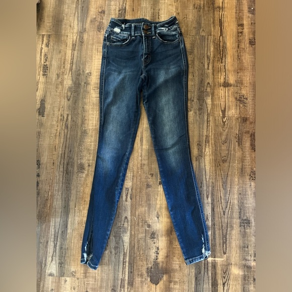 Flying Monkey Blue High Rise Jeans Gradient Wash - Picture 1 of 3